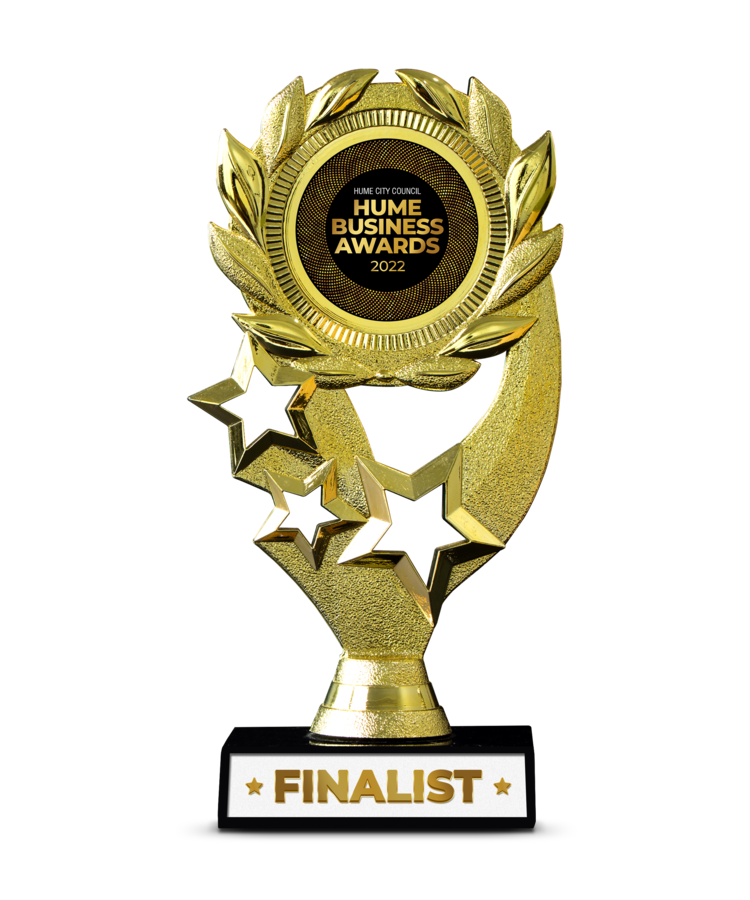 Hume Business Awards logo recognizing Career Calling International as a finalist.