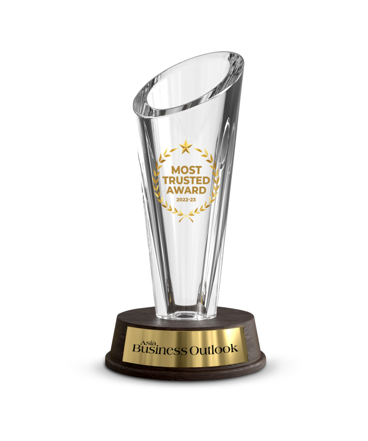 Most Trusted Award logo from Asia Business Outlook recognizes Career Calling International.