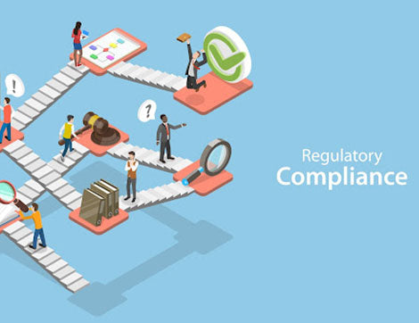 A graphic illustrates regulatory compliance challenges and solutions for new training organisations.